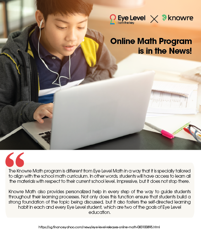 Eye Level Math Program Another Online Math Program! | News | US