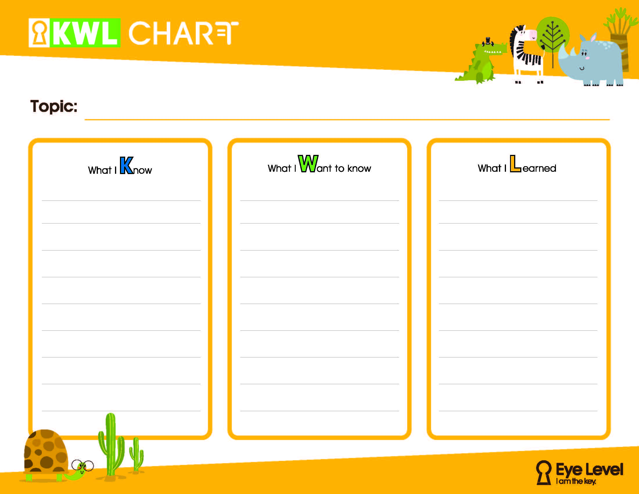 Eye+Level+KWL+Activity+Sheet