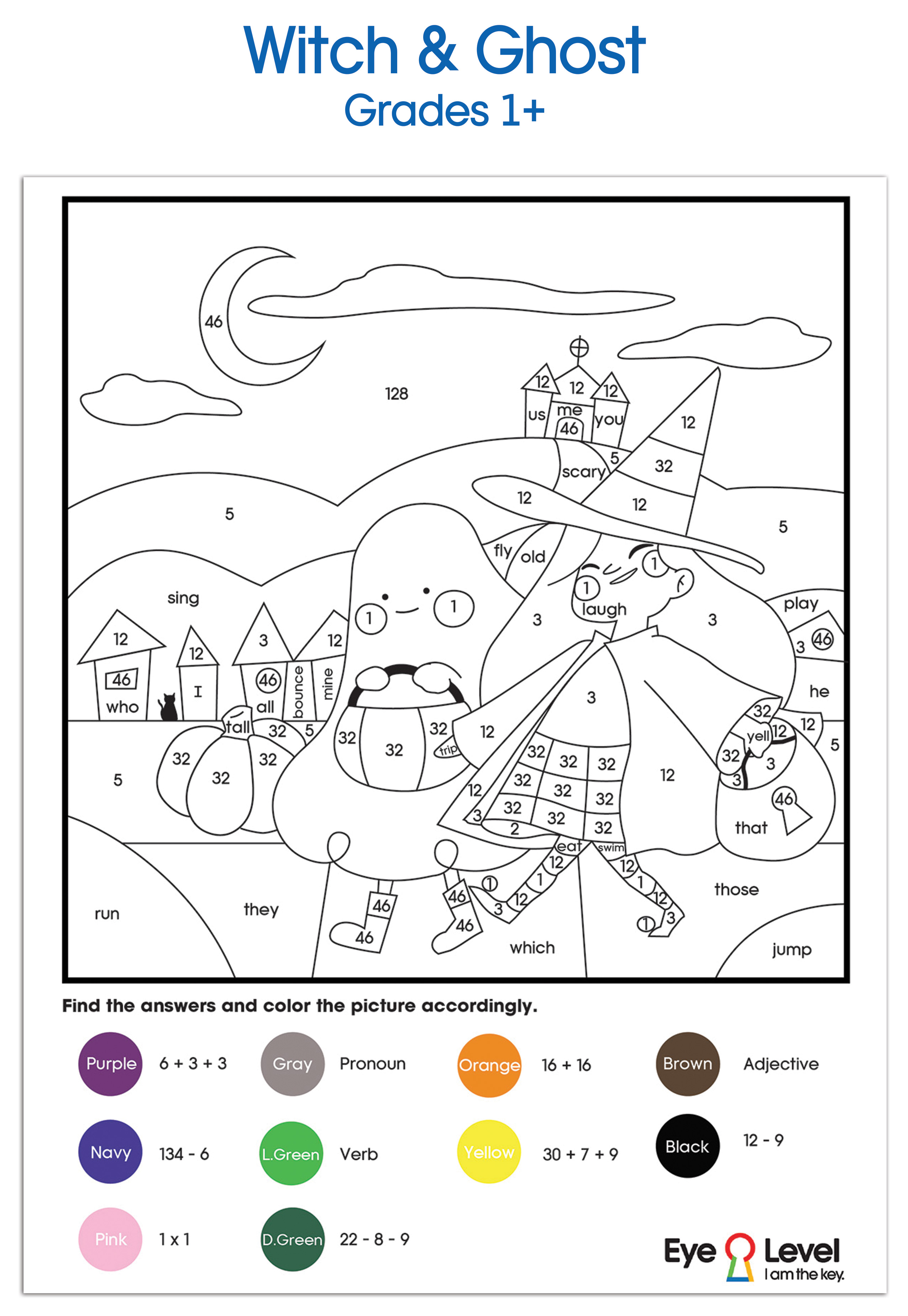 Witch+Coloring+Sheet+Grade+1